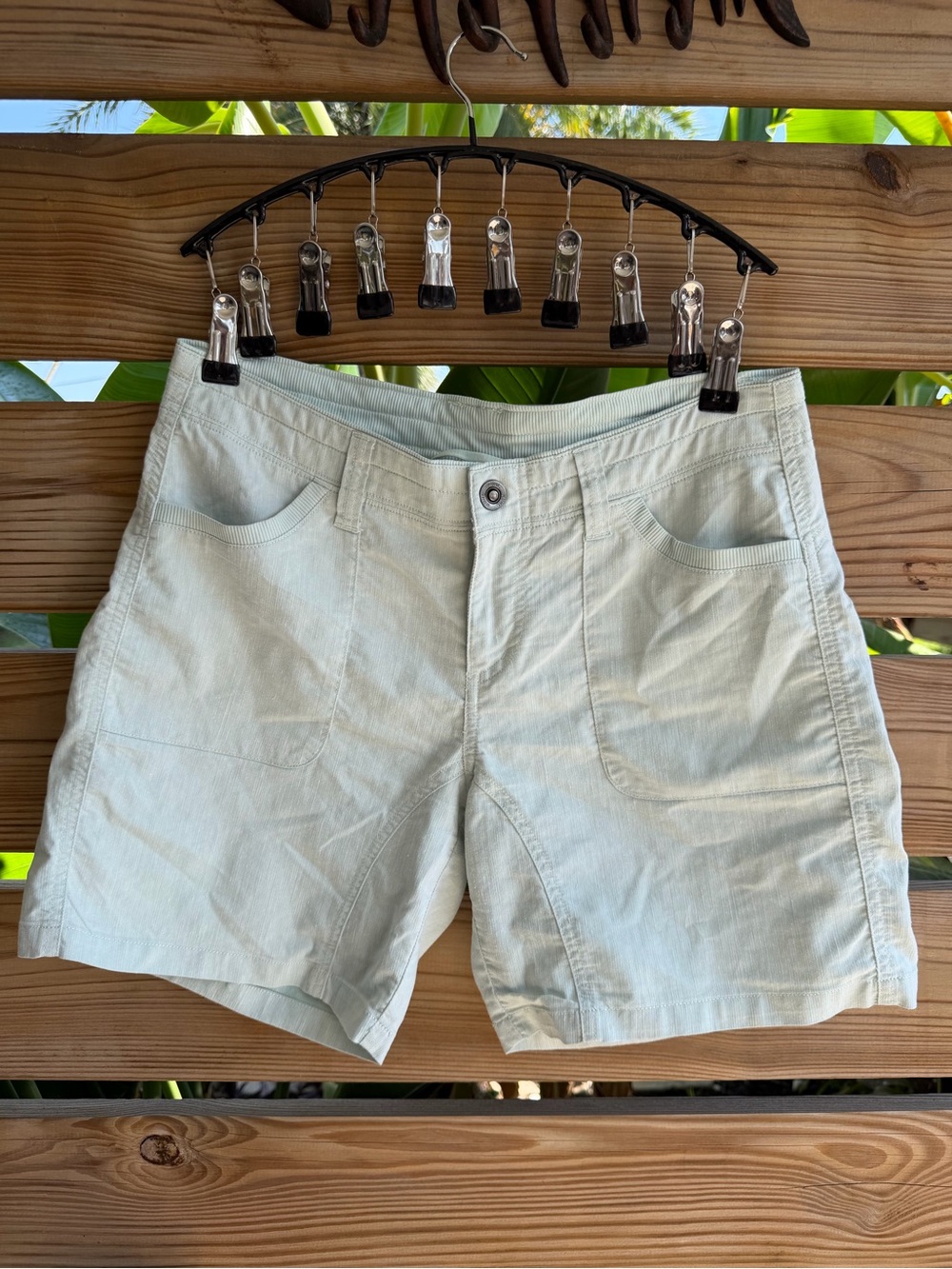 Kuhl Light Mint Corduroy-Style Women’s Shorts